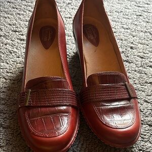 Classic Burgundy Leather Loafers